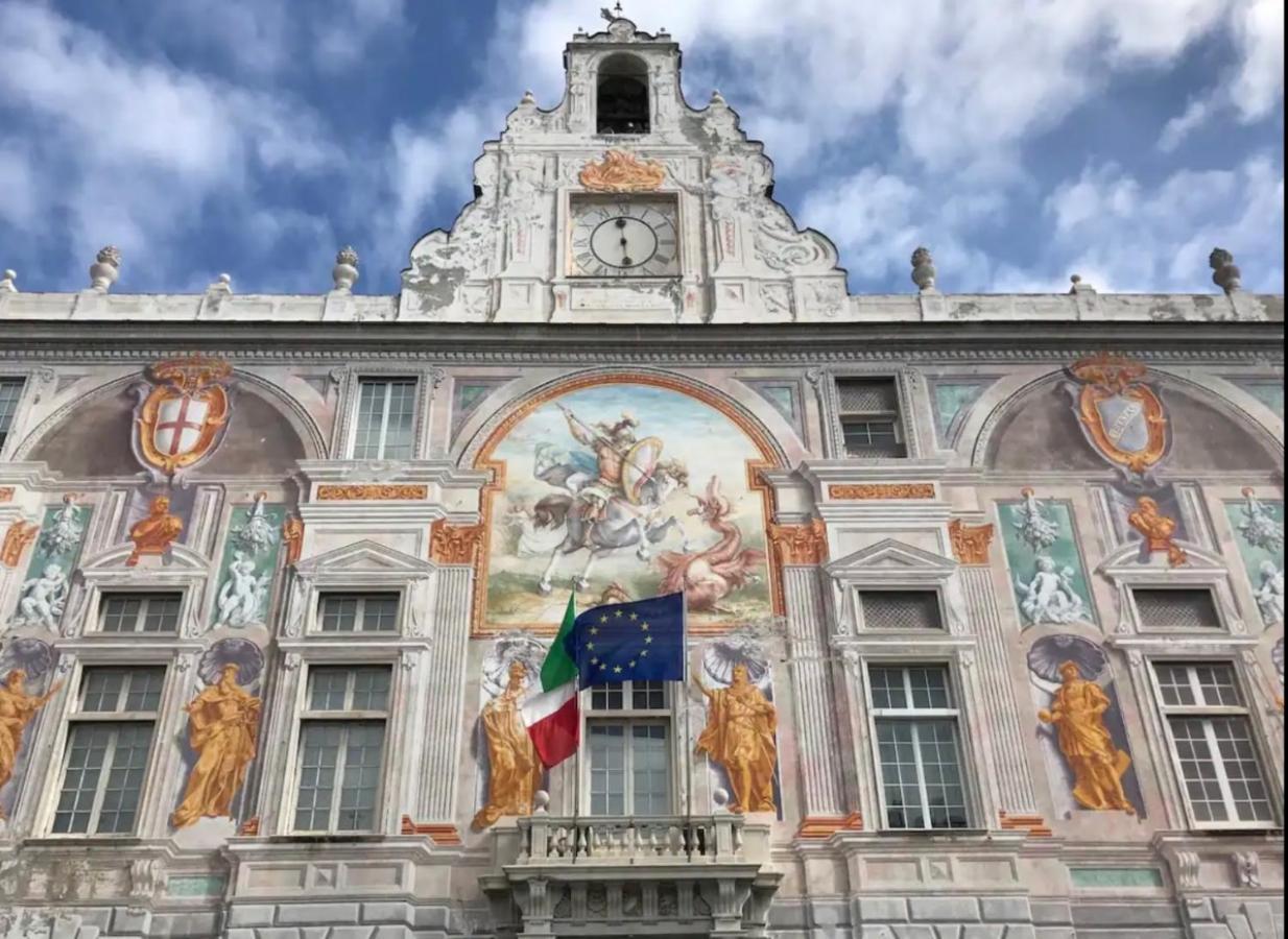 Amazing San Lorenzo 19, Rolli Palace Unesco - Stunning View Overlooking The Cathedral - Free Private Parking- Genua Zewnętrze zdjęcie