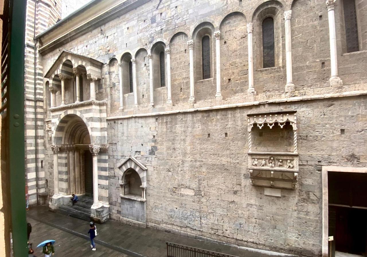 Amazing San Lorenzo 19, Rolli Palace Unesco - Stunning View Overlooking The Cathedral - Free Private Parking- Genua Zewnętrze zdjęcie